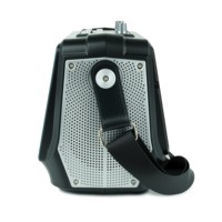Sistem Karaoke Portabel Protek dengan Layar Sembilan Inci 20W 2x4" Speaker Bahan ABS Remote Control dan Mikrofon