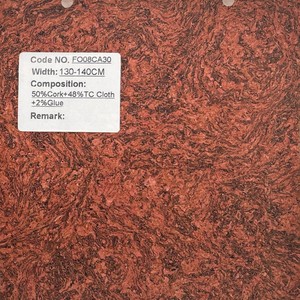 Tissu en liège PU de 0,55 mm résistant à la moisissure, à la corrosion, aux déchirures et à l'usure, avec estampage doré, pour panneaux muraux, coques de téléphone et projets DIY - Product Image 2