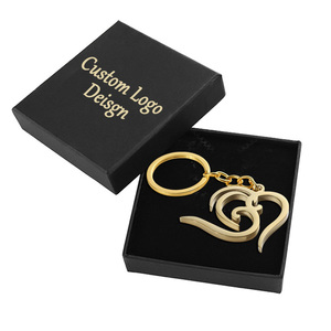 Cá Nhân Thiết Kế Riêng Của Bạn Kim Loại Móc Chìa Khóa Bán Buôn Tùy Chỉnh Khắc Cắt Số Tấm Thép Không Gỉ Keyring Với Logo - Product Image 1