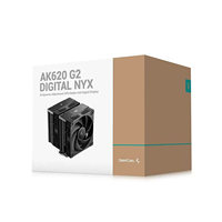 DEEPCOOL AK620G2 Digital-Display Black CPU Cooler Dual-Tower 120mm Fluid Bearing 4Pin Copper Aluminum Low Noise High Airflow