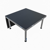 Plateforme de scène extérieure facile à installer, podium de scène en aluminium pour événements, antidérapant, scène mobile extérieure