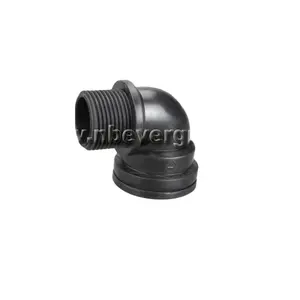 China supplier PP male female threaded pipe fitting elbow