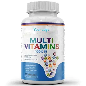 Private Label Multivitamins Effervescent Tablets Helps Improve Immune System Easy to Swallow Dietary Supplement