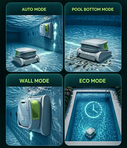 Robot de Limpieza Inalámbrico de Alta Calidad para Piscinas, Automático, Ecológico, con Batería de Litio, Limpiador Robótico Antoma - Product Image 3