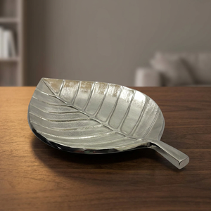 Plat décoratif à feuilles en aluminium compact pour une utilisation de table dans les bureaux, les cuisines et les zones de service de fête à un prix abordable d'Inde - Product Image 6
