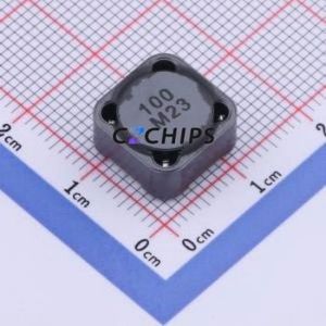 Inducteur de puissance CDRH125L125NP-100MC SMD, 12,3x12,3 mm (Inductance : 10 µH) (Précision : 20 % Courant nominal : 5,3 A) - Product Image 1