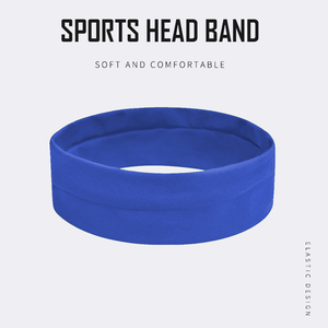 عصابة رأس رياضية قطنية رفيعة ، عصابة رأس مطبوعة من العلامة التجارية الخاصة ، عصابات تمارين اليوغا والكرة الطائرة للفتيات والفتيان ، عصابات رأس للجري - Product Image 2