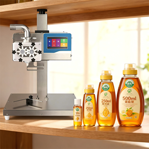 Honey Dispenser Pump for Small Business Automatic Food Grade Honey Jar Filling <b>Machine</b> Viscous Liquid Honey Packing <b>Machine</b> - Product Image 1