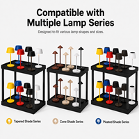 Lampe de table rechargeable avec base de charge sans fil, commande tactile, 3 températures de couleur, LED dimmable, lampe de chevet en métal pour hôtel