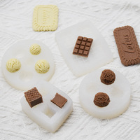 Benutzer definierte verschiedene kleine Kekse Schokoladen form Silikon kuchen dekorative Fondant formen für DIY handgemachte Pralinen Werkzeuge
