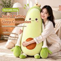 Coussin en peluche avocat pour le sommeil, jouet à caresser, coussin corporel avocat Kawaii, coussin doux à câliner pour chambre à coucher, cadeau, vente en gros