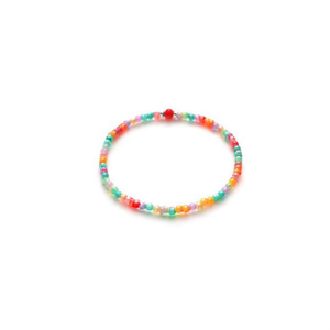 Bracciale Intrecciato con Diamanti Rotondi, Perline Multicolore, Regolabile, Gioiello alla Moda per Donne, Idea Regalo - Product Image 2