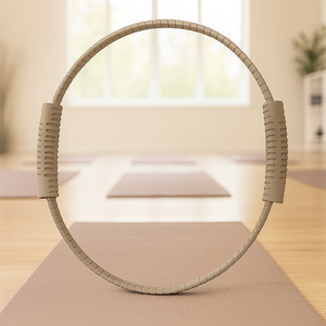 Силиконовое кольцо для пилатеса с индивидуальным логотипом, коричневое прочное оборудование для фитнеса, оптовая продажа, волшебный круг для пилатеса, аксессуары - Product Image 1