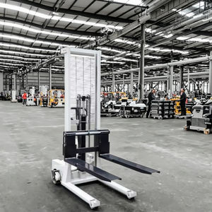 Carretillas elevadoras eléctricas de doble uso en forma de C de 2 toneladas con elevador hidráulico de 1,6/2/2 m de altura y apilador de tanque de combustible para almacenamiento y mudanza - Product Image 5