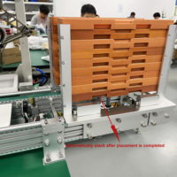 Robot parallèle compact avec vision, alimentation, tri et empilage flexibles pour pièces électroniques en plastique 3C