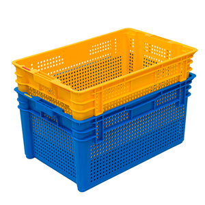 Panier en plastique à mailles en PP de qualité alimentaire pour légumes frais, fruits, poissons, empilable, pour le stockage, la récolte et le <span class=keywords><strong>transport</strong></span> - Product Image 5