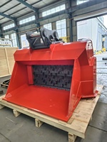 Godet de broyage et de criblage multifonctionnel MONDE pour excavatrices, compatible avec différents modèles d'excavatrices, pour la réutilisation des matériaux de rénovation routière