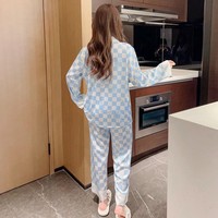 NNR Vente en gros de pyjamas personnalisés pour femmes ensemble de pyjamas de luxe avec boutons de créateur vêtements de nuit de marque pour femmes ensemble de pyjamas en satin de soie à fleurs imprimées pour femmes
