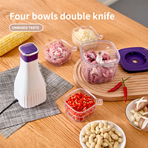 <span class=keywords><strong>เครื่อง</strong></span><span class=keywords><strong>ปั่น</strong></span>อาหารสัตว์แบบพกพา ใช้ไฟฟ้าและแบบมือหมุน พร้อมโถพลาสติกและเครื่องบด<span class=keywords><strong>เนื้อ</strong></span> สำหรับใช้ในครัวเรือน เพื่อโภชนาการสัตว์ - Product Image 2