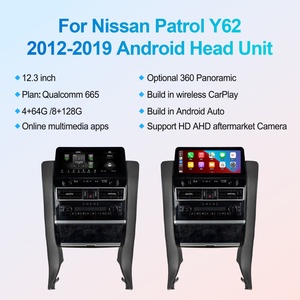 Navihua New for Nissan Patrol Y62 2012-2019 Arrival 12.3 Inch Android Car Radio GPS Navigation Multimedia Carplay Auto <b>Stereo</b> - Product Image 4