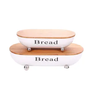 Colorful Metal Stainless Steel Bread Box Set/Stainless Steel Bread Bin Set/Canister with Bread Bin