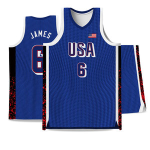 Chất Lượng Cao Chuyên Nghiệp Đội Giải Đấu Mô Hình Người Lớn In Thăng Hoa Tên Đội Biểu Tượng Tùy Chỉnh Bóng Rổ Jersey - Product Image 1