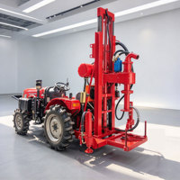 Machine de forage de puits d'eau entraînée par un tracteur, hydraulique, avec prise de force (PTO), pour le forage de puits d'eau domestiques et agricoles