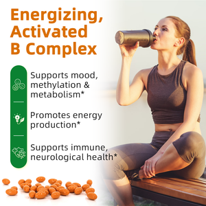Capsule di Vitamina B Complessa Personalizzate <span class=keywords><strong>per</strong></span> Adulti, Integratore Alimentare <span class=keywords><strong>per</strong></span> il Supporto del Sistema Immunitario e Nervoso, 120 Capsule - Product Image 4