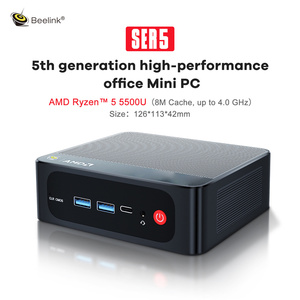 Mini PC <span class=keywords><strong>Beelink</strong></span> <span class=keywords><strong>SER5</strong></span> AMD R5 5500U con Windows 11, Carcasa Metálica, LAN 2.5G, WiFi 6, BT5.2, 16GB/32GB DDR4, Compatible con Pantalla Dual DP 1.4 y 4K HD - Product Image 2