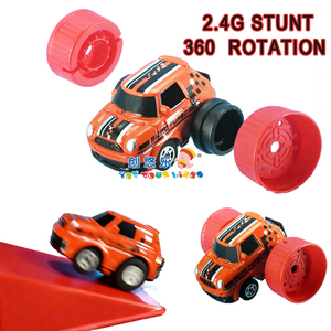 EPT Paquete de 4 Mini Coches de Acrobacias RC Listos para Usar en Interiores y Exteriores con Neumáticos Reemplazables, Conos de Tráfico, Juguete de Carreras con Control Remoto para Edades de 5 a 7 Años - Product Image 6