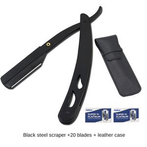 <span class=keywords><strong>Kit</strong></span> de <span class=keywords><strong>rasage</strong></span> de poils faciaux pliants <span class=keywords><strong>à</strong></span> <span class=keywords><strong>l</strong></span>'<span class=keywords><strong>ancienne</strong></span> repose-couteau manuel en métal vente en gros transfrontalière pour le <span class=keywords><strong>rasage</strong></span> - Product Image 6