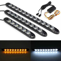 Feux de circulation diurne à LED bicolore pour voiture