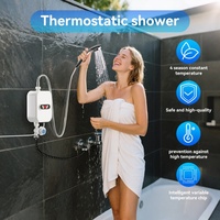 Mini chauffe-eau électrique instantané sans réservoir, eau chaude instantanée, chauffage rapide, douche, salle de bain, cuisine, prise EU