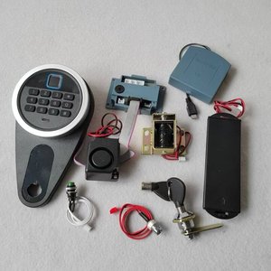 Bán Dẫn Vân Tay Và Thông Minh Thông Minh Kỹ Thuật Số Bàn Phím Điện Tử Có Thể Thu Vào Núm Khóa Tủ <span class=keywords><strong>Locker</strong></span> Cho Két An Toàn Hộp - Product Image 3