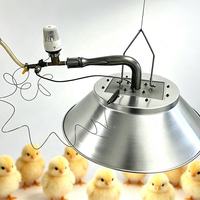 Lámpara de Gas Infrarroja de Aluminio para Granjas Avícolas y Ganaderas, Control de Temperatura Constante, Nueva con 1 Año de Garantía, para Apicultura y Cría de Lechones