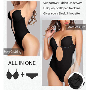 Donne Fajas Colombianas reggiseni invisibili senza schienale senza cuciture perizoma profondo <span class=keywords><strong>V</strong></span> body a forma di U Shaper - Product Image 3