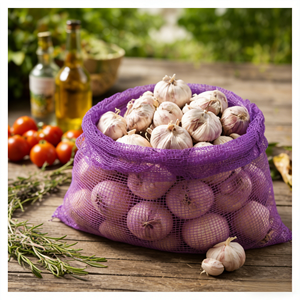 Sac d'emballage en maille agricole en PP haute résistance et durable, thermoscellable, pour les oignons et les agrumes - Product Image 2