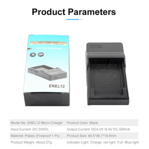 <span class=keywords><strong>Chargeur</strong></span> USB portable EN-EL12 avec voyant lumineux, <span class=keywords><strong>chargeur</strong></span> simple ENEL12 <span class=keywords><strong>pour</strong></span> appareils photo <span class=keywords><strong>Nikon</strong></span> <span class=keywords><strong>Coolpix</strong></span> S6300 S6200 S6150 S6100 S6000 - Product Image 6