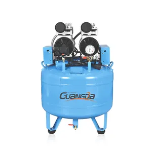 GUANGDA 1hp 30 litres compresseur d'air portable industriel silencieux sans huile à piston 220v