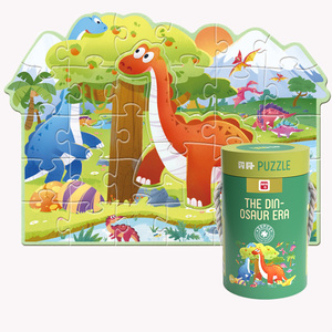 Cao cấp màu xanh tông ống Hộp Quà Tặng 28-48pcs ghép hình câu đố giáo dục phim hoạt hình tự làm đồ chơi với 2 cách chơi cho trẻ em - Product Image 4