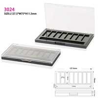 OMI Boîte de poudre de maquillage à 8 volets Palette de fard à paupières pour peinture corporelle Usine Fournisseur direct d'emballage de cosmétiques en plastique