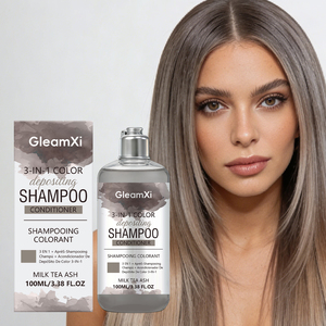 Shampooing Liquide 2-en-1 pour Cheveux : Coloration Naturelle, Couverture Uniforme, Lissant, Léger, Volumisant, Nettoyant & Soin Capillaire - Product Image 2