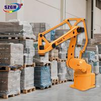 Bras robotisé industriel à 4 axes pour palettiseur, charge utile de 10 kg, portée de 1500 mm, certifié IP65 CE-EMC, composants principaux de la boîte de vitesses et du moteur