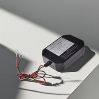Chargeur de batterie embarqué entièrement automatique 12V DC 1,5 Ampère, intelligent à 3 étapes, pour voiture, bateau, moto et tondeuse à gazon