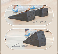Offre Spéciale 3 en 1 mousse réglable antidérapant mollet civière pied jambe Yoga Squat EPP panneau oblique bloc de cale