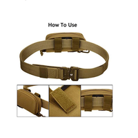 Sac de taille tactique et étui à lunettes - Tissu Oxford écologique, portable et durable pour les sports de plein air, la chasse et la pêche