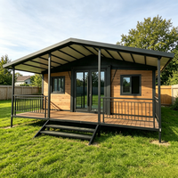 Casa Contenedor Expandible Prefabricada de Acero, Vivienda Portátil de Ensamblaje Rápido para Resort, Campamento o Vacaciones