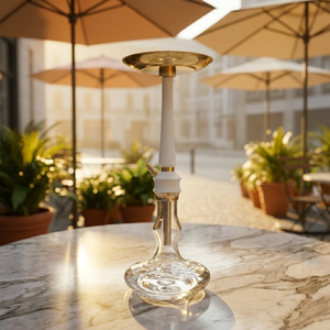 Nouvel ensemble de chicha arabe haut de gamme en <span class=keywords><strong>bois</strong></span>, aluminium et verre, style européen et américain, pour la maison et les bars - Product Image 2