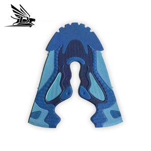 5D Giày trên vật liệu đan xen vải giày thể thao trên multispandex trên - Product Image 1