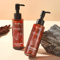 Huile nettoyante au thé noir personnalisable OEM de marque privée PIPL pour les yeux/lèvres/visage 3-en-1 douce et non irritante pour le visage Centella